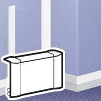 Legrand 10 x T-aftakking DLP bovenplinten 60 x 16 mm en 75 x 20 mm wit