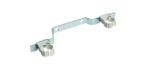 Set dubbele beugels voor rond collector diameter 3/4"-4/4" Henco collectoren 3/4