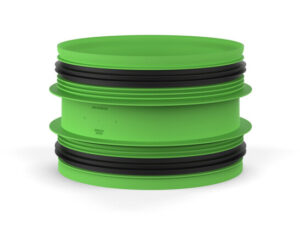 Duco DucoFlex aansluitstuk met rubber D180-180 (M/M)