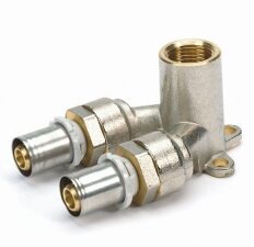 Begetube Perskoppeling Alpex Muurplaat Dubbele 1/2duim 16/2mm