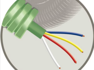 100 meter Green Flex voorbedrade buis 16mm LS0H groen + telefonie SGG 4X0,8mm