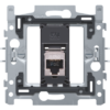 Niko 1 RJ45-aansluiting STP Cat. 6, klaar voor PoE++, vlakke uitvoering