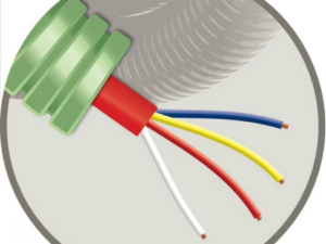 100 meter GREENFLEX - Green Flex voorbedrade buis 16mm LS0H groen + telefonie SGG 4X0,8mm rood