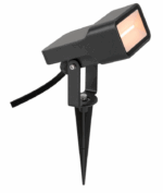 SLV SYNA WIDE  2200 K 115° IP65 zwart