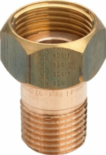 Messing verloopstuk 3/8 x 1/2 MF (kopie) Messing Verloopstuk M x F