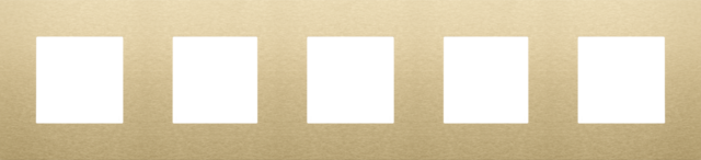 Niko Pure alu gold brushed Drievoudige afdekplaat, 60 mm centerafstand, verticaal (kopie) Niko Pure alu gold brushed