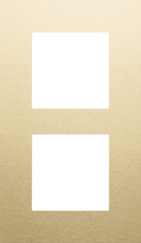 Niko Enkelvoudige afdekplaat Niko Pure alu gold brushed (kopie) Niko Pure alu gold brushed