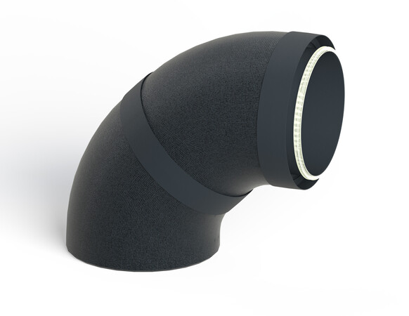 Duco DucoFlex aansluitstuk met rubber D180-180 (M/M) (kopie) Duco Ventilatiekanalen D180