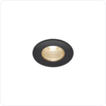 SLV Belgium Patta-I LED rond DL IP65 zwart 18-3000K Led inbouwspots