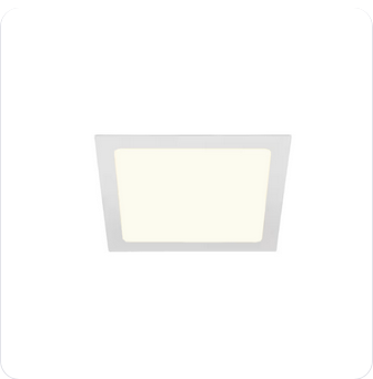 SLV Belgium Senser 24 DL LED hoekig wit 4000K Led inbouwspots