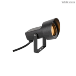 SLV Belgium SYNA grondspies verlichting, GU10, zwart Spikes
