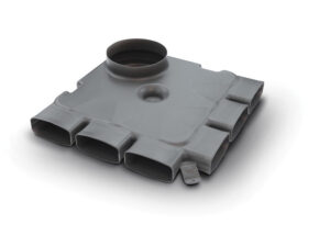 Vasco aansluitplenum 6 aansluitingen D 180 mm 2 stuks Vasco Toebehoren