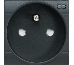 BTICINO Stopcontact Living 2P+A 10/16A 250V met lampje afgeschermde klemmen