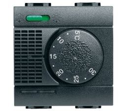 BTICINO Thermostaat Living 230V 2 A elektronisch met omschakelaar zomer/winter