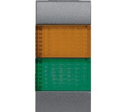 BTICINO Verklikker Living met 2 verlichtbare (1 oranje en 1 groen) lensjes