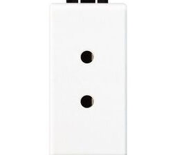 BTICINO Mini stopcontact Light 2P 6 A 24 V klemmen diameter 3mm