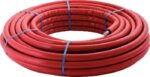 Geberit FlowFit D25 rol 25 meter buis rood dikte geïsoleerd 6 mm voor drinkwater en sanitaire installaties