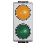 BTICINO Verklikker Light Tech met 2 verlichtbare (1 oranje en 1 groen) lensjes