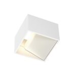 SLV Belgium Logs in vierkant 1x5W wit