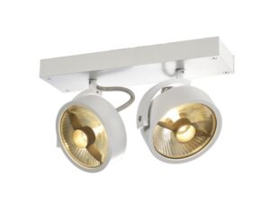 SLV Belgium KALU 2 QPAR Plafopb mat wit. ES111 2x75W