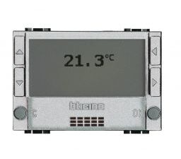 BTICINO Thermostaat voeding op batterijen 3 modules Light Tech