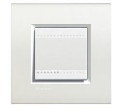 BTICINO LivingLight Wit wit Rechthoekige afdekplaat 2 modules