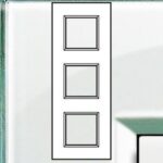 BTICINO LivingLight aquamarine Rechthoekige afdekplaat 3x2 modules 71mm