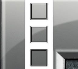 BTICINO LivingLight london fog Rechthoekige afdekplaat 3x2 modules 71mm