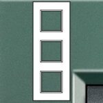 BTICINO LivingLight park Rechthoekige afdekplaat 3x2 modules 71mm