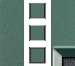 BTICINO LivingLight park Rechthoekige afdekplaat 3x2 modules 71mm