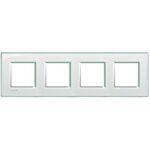 BTICINO LivingLight aquamarine Rechthoekige afdekplaat 4x2 modules 71mm