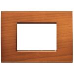 BTICINO LivingLight amerikaanse kers Rechthoekige afdekplaat 3 modules