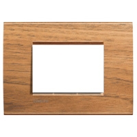 BTICINO LivingLight noten Rechthoekige afdekplaat 3 modules