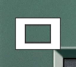 BTICINO LivingLight park Rechthoekige afdekplaat 3 modules