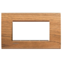 BTICINO LivingLight noten Rechthoekige afdekplaat 4 modules