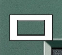 BTICINO LivingLight park Rechthoekige afdekplaat 4 modules