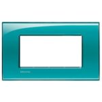 BTICINO LivingLight groen Rechthoekige afdekplaat 4 modules