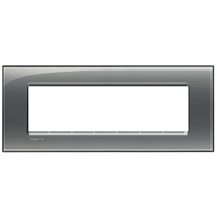 BTICINO LivingLight london fog Rechthoekige afdekplaat 7 modules