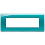 BTICINO LivingLight groen Rechthoekige afdekplaat 7 modules