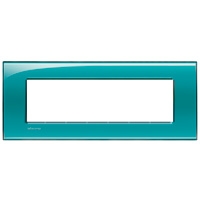 BTICINO LivingLight groen Rechthoekige afdekplaat 7 modules