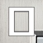 BTICINO LivingLight geborsteld staal Rechthoekige afdekplaat 3+3 modules