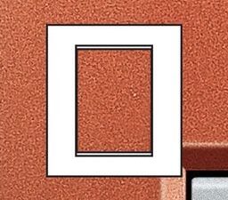 BTICINO LivingLight steen Rechthoekige afdekplaat 3+3 modules