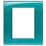 BTICINO LivingLight groen Rechthoekige afdekplaat 3+3 modules