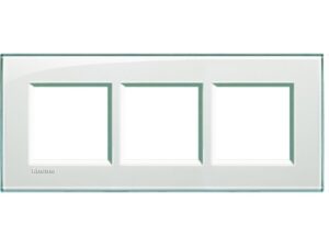 BTICINO LivingLight aquamarine Rechthoekige afdekplaat 3x2 modules 57mm