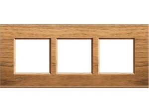 BTICINO LivingLight noten Rechthoekige afdekplaat 3x2 modules 57mm