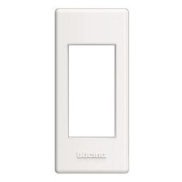 BTICINO LivingLight Wit Houder-afdekplaat profiel 1 module
