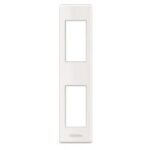 BTICINO LivingLight Wit Houder-afdekplaat profiel 1+1 module