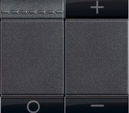 BTICINO LivingLight antraciet Dimmer 0-10V 300/600VA 2 modules schroefklemmen