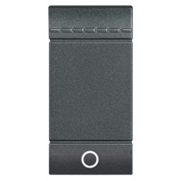 BTICINO LivingLight antraciet Toets verlichting 1 module