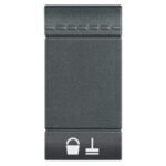 BTICINO LivingLight antraciet Toets kuisen 1 module